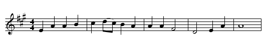 Apprentice's Song, The  - staff notation