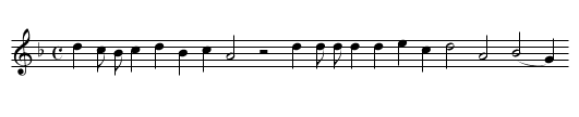 April is in my Mistress's face - staff notation