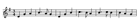 April Waltz - staff notation