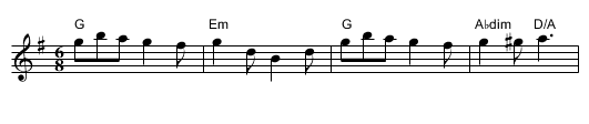 Aprille Pazzo - staff notation