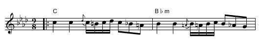 Arabas perna (2) - staff notation