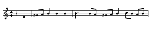 Araber Tantz - staff notation