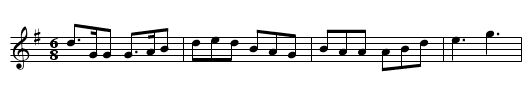 Araidh nam badan, - staff notation