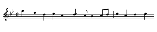 Arcadia - staff notation