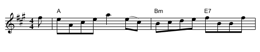 Archie Broton - staff notation