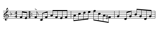 Archie Menzie's - staff notation