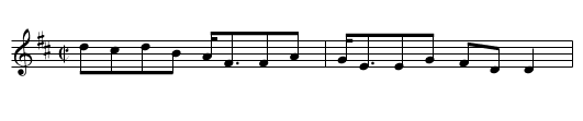 Ardara Lasses, The - staff notation
