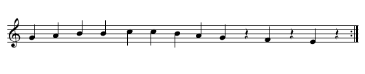 Aridan - staff notation