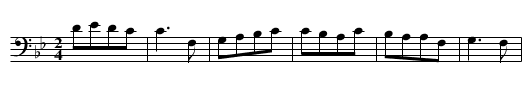 Arnautsko Horo - staff notation