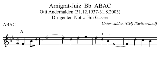 Arnigrat-Juiz  Bb  ABAC - staff notation