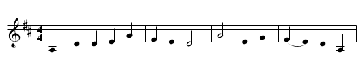 A-Rovin (2) - staff notation