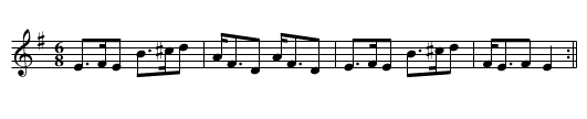 Arran Boat, The - staff notation