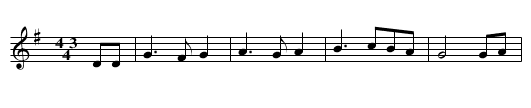 Arschloch von Leinsiedel - staff notation