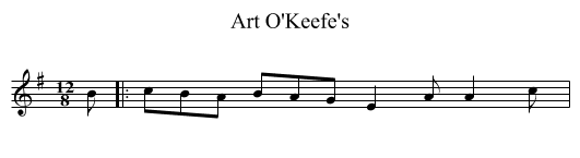 Art O'Keefe's - staff notation