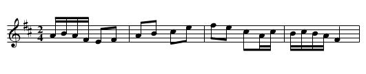 Art O'Keeffe's Polka [1] - staff notation