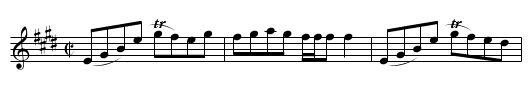 Arthur's Seat Reel - staff notation