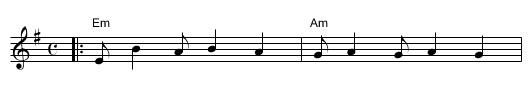 Artsa Alinu - staff notation