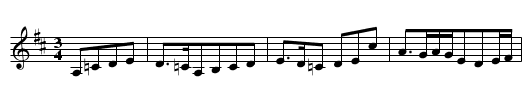 As I roved out, S. 42 - staff notation