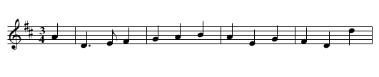 As I was a-riding - staff notation