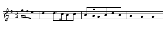 As I was walking beside Dublin - staff notation
