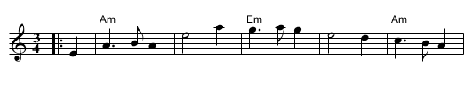 As the Sun Was Setting - staff notation