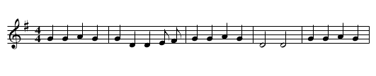 Ashford Anniversary, The  - staff notation