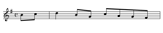 Ashley's Flag. WM048 - staff notation