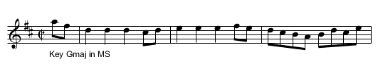 Ashley's Hornpipe. JMP.006 - staff notation
