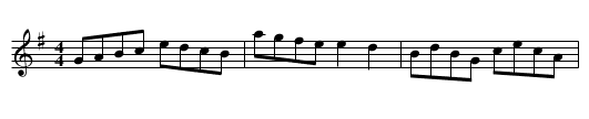 Ashley's Hornpipe - staff notation