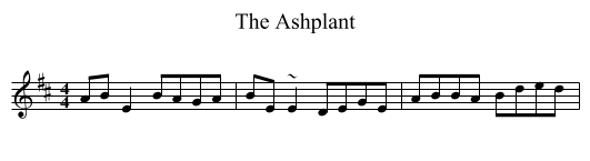 Ashplant, The  - staff notation