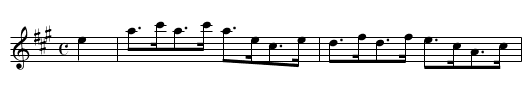 Ashton's Clog - staff notation