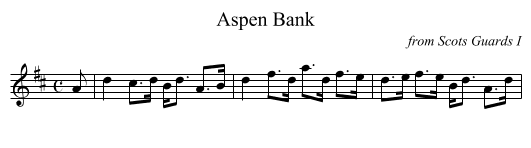 Aspen Bank - staff notation