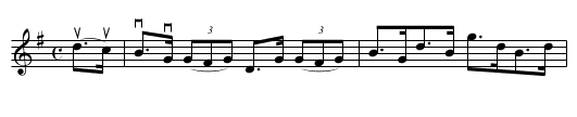 ASPINWALL HORNPIPE - staff notation