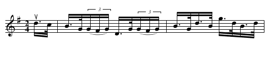 Aspinwall -- Hornpipe - staff notation