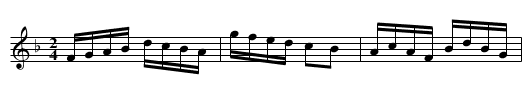 Astey [sic] Hornpipe - staff notation