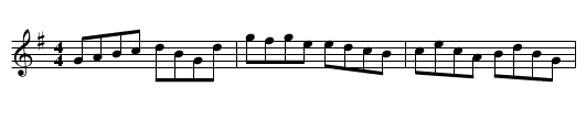 Astleys Hornpipe - staff notation