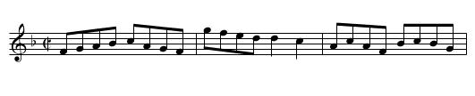 Astley's Hornpipe - staff notation