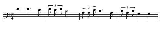 At the Wind Center I Stand - staff notation