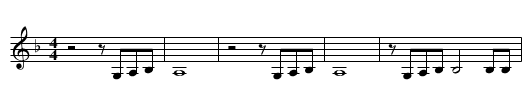 Ata Be Libi - staff notation