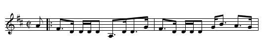 Athole Brose - staff notation