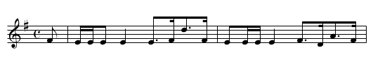 Athole commers, The - staff notation