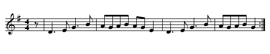 Atholl Braes #1 - staff notation