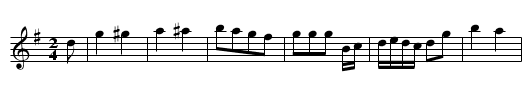 Atkins Menagerie (Air from). CJF.129 - staff notation
