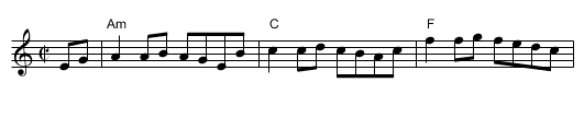 Atude - staff notation
