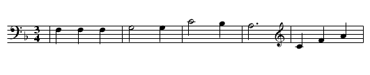 AUCH FUER DEN WINTER DANKEN WIR - staff notation