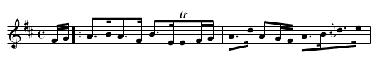 Auchtertyre House - staff notation