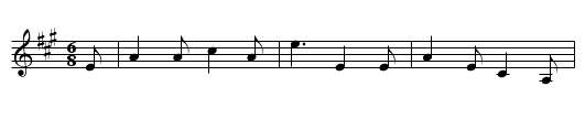 AUF AUF IHR LIEBEN LEUTE - staff notation