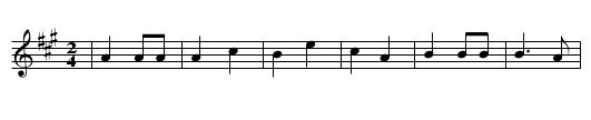 AUF BRUEDER LASST UNS ROSEN PFLUECKEN - staff notation