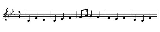 AUFERSTEHN JA AUFERSTEHN - staff notation