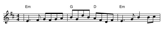 Aughavas, The - staff notation
